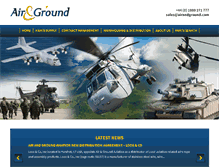 Tablet Screenshot of airandground.com